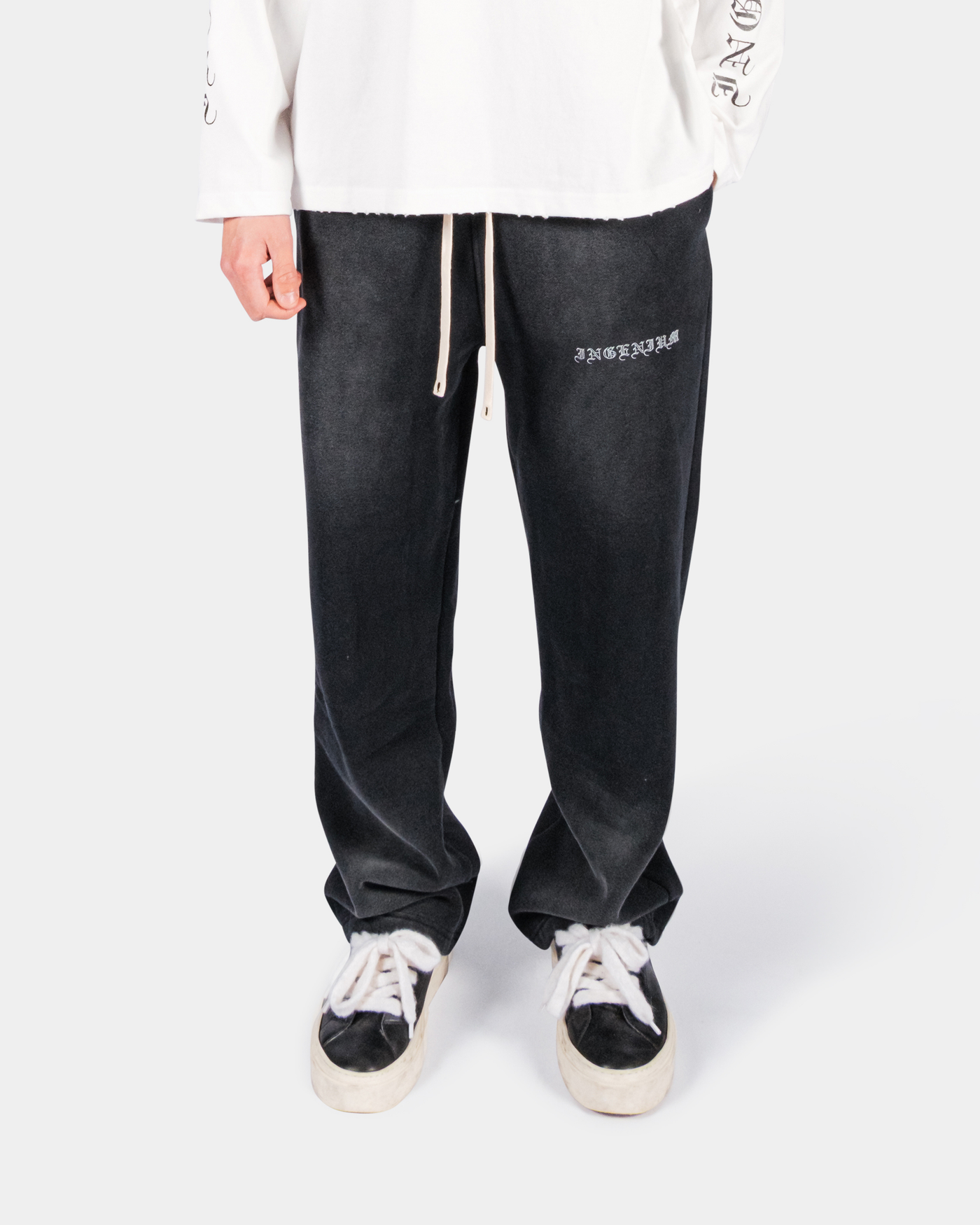 GOTHIC SWEATPANTS – FADED BLACK