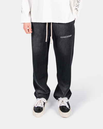 GOTHIC SWEATPANTS – FADED BLACK