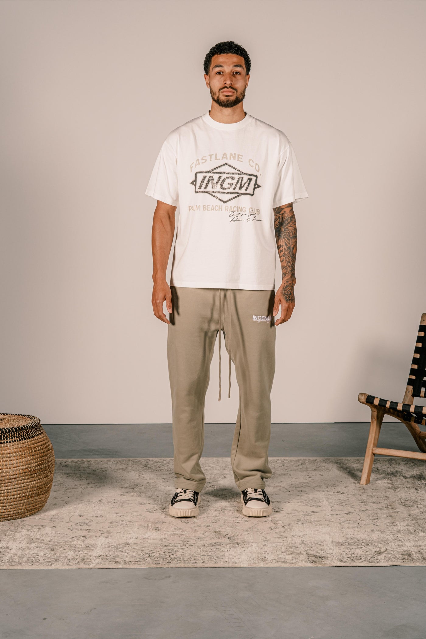 RACING CLUB T-SHIRT - Olive