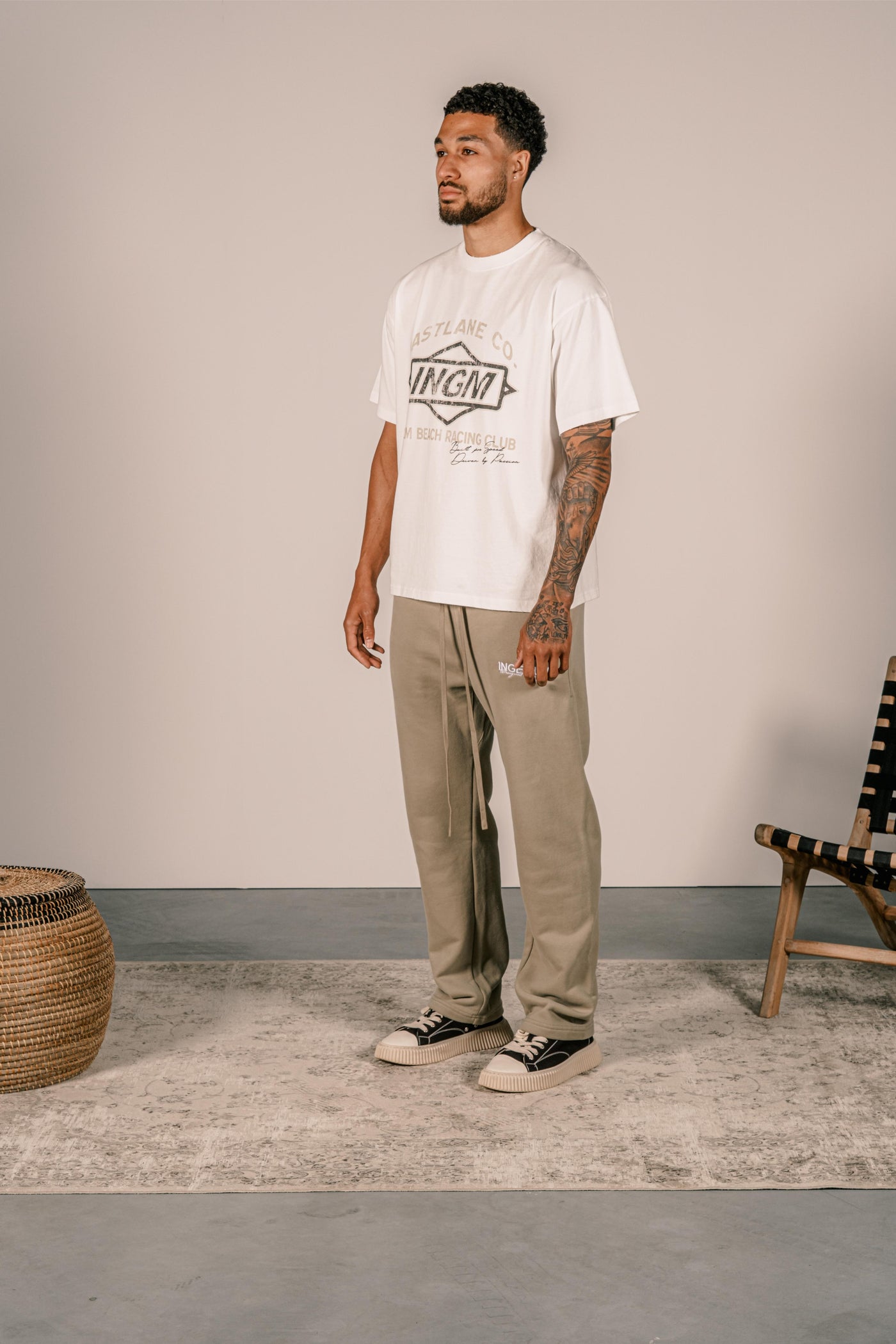 RACING CLUB T-SHIRT - Olive
