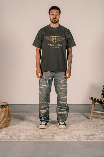 BEYOND LIMITS T-SHIRT - Vintage Black