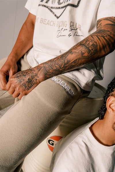 INGENIUM RELAXED SWEATPANTS - Olive