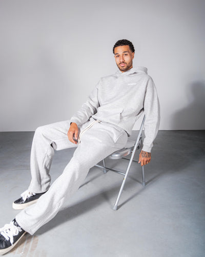 SIGNATURE HOODIE – GREY MELANGE