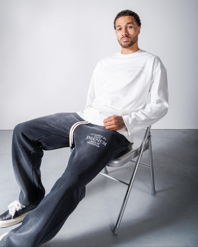 DISCIPLINED SWEATPANTS – FADED BLACK