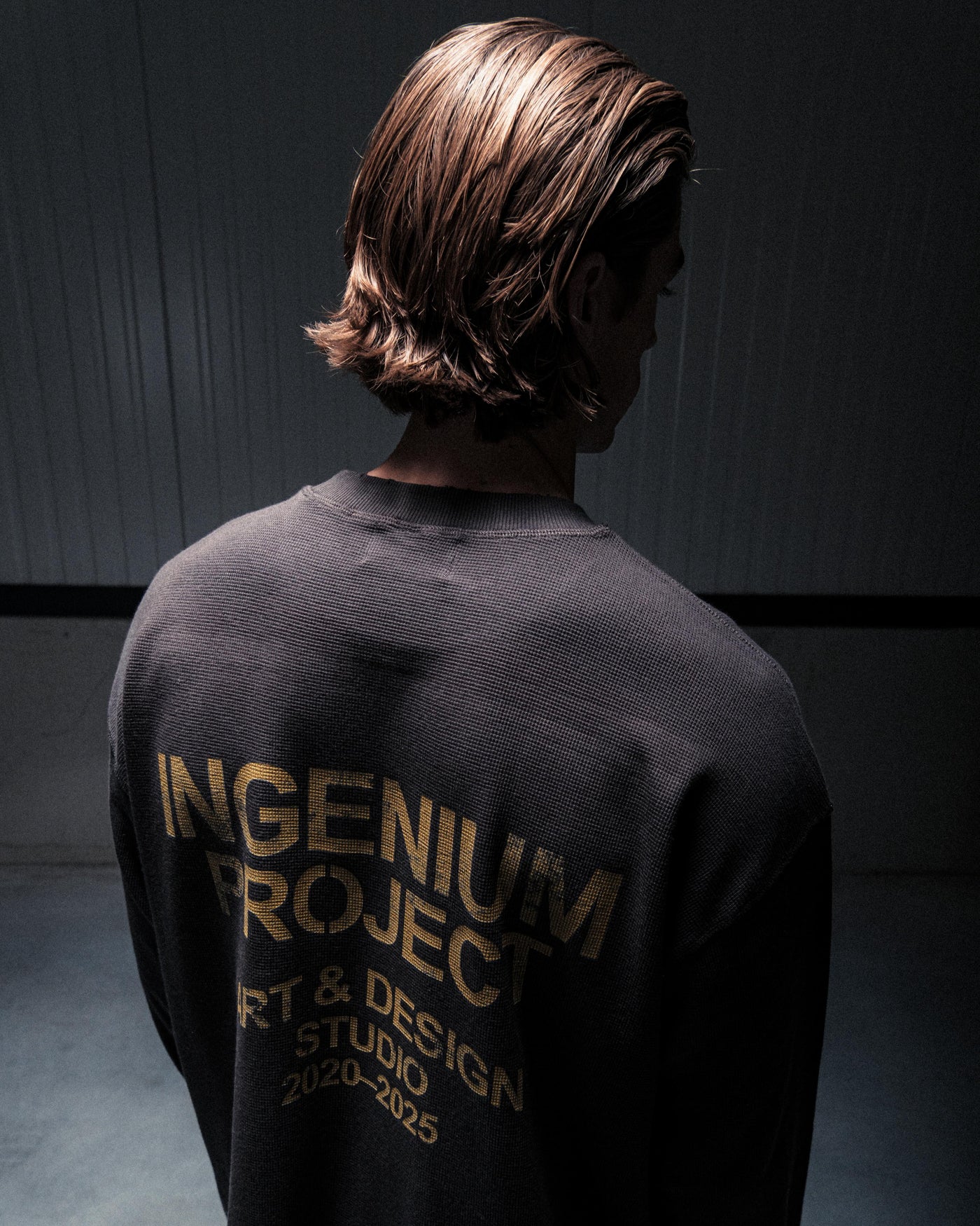 INGENIUM PROJECT WAFFLE LONGSLEEVE – VINTAGE GREY