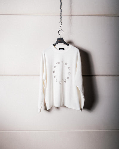 SPIRITUAL WARFARE WAFFLE LONGSLEEVE – OFFWHITE