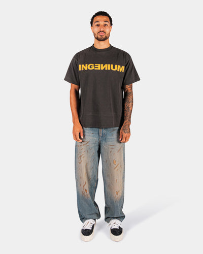 REVERSE T-SHIRT – VINTAGE BLACK