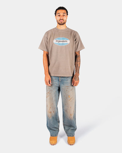 PETROL T-SHIRT – TAUPE GREY