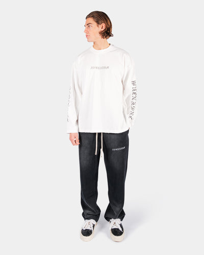 GOTHIC SWEATPANTS – FADED BLACK