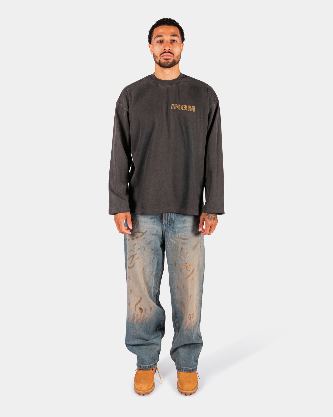 BRICK LONGSLEEVE – VINTAGE BLACK
