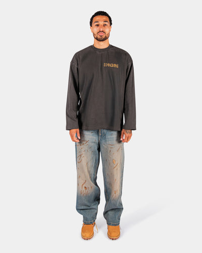 BRICK LONGSLEEVE – VINTAGE BLACK