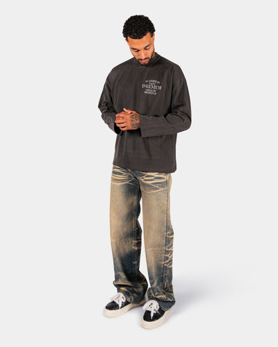 DISCIPLINED LONGSLEEVE – VINTAGE BLACK