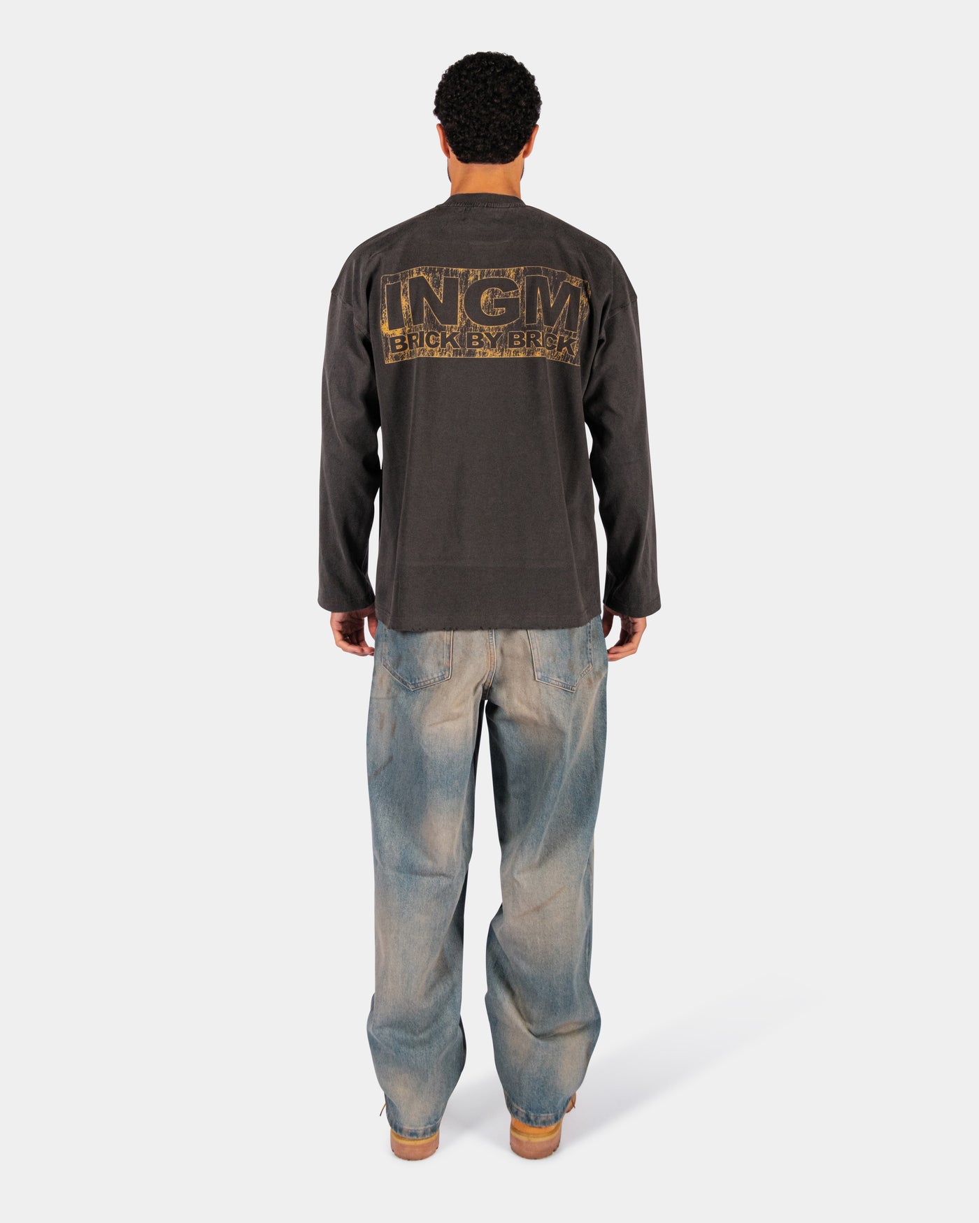 BRICK LONGSLEEVE – VINTAGE BLACK