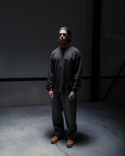 INGENIUM PROJECT WAFFLE LONGSLEEVE – VINTAGE GREY