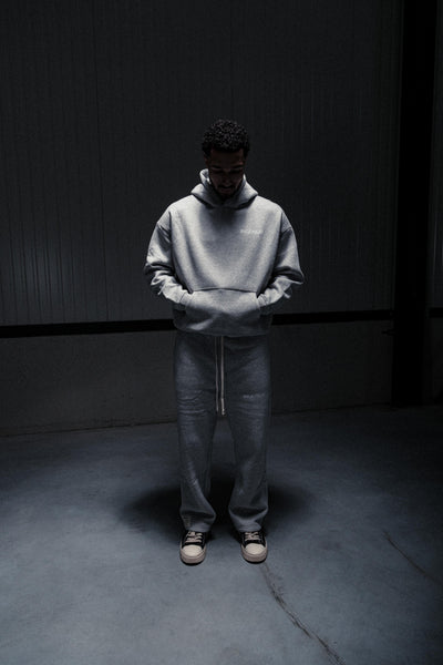 SIGNATURE SWEATPANTS – GREY MELANGE