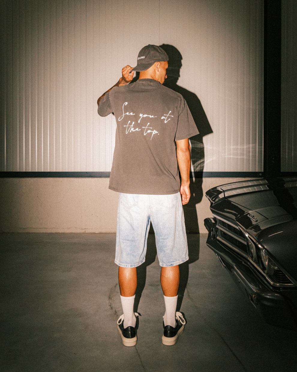 THE TOP T-SHIRT - Vintage Black