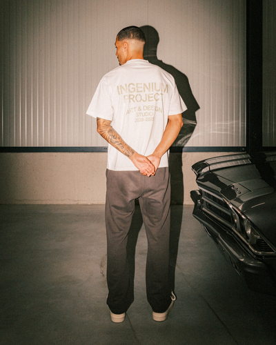 INGENIUM PROJECT T-SHIRT - Offwhite/Matcha