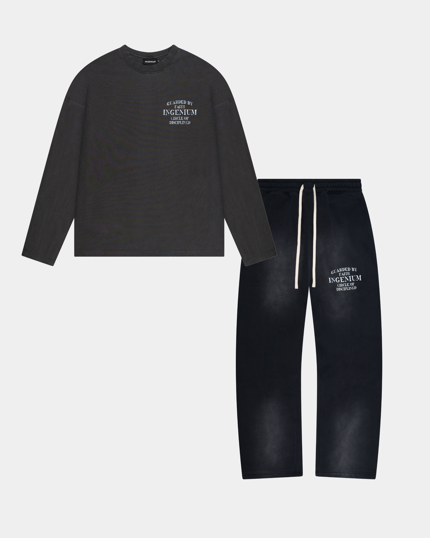 DISCIPLINED SET – VINTAGE BLACK / FADED BLACK