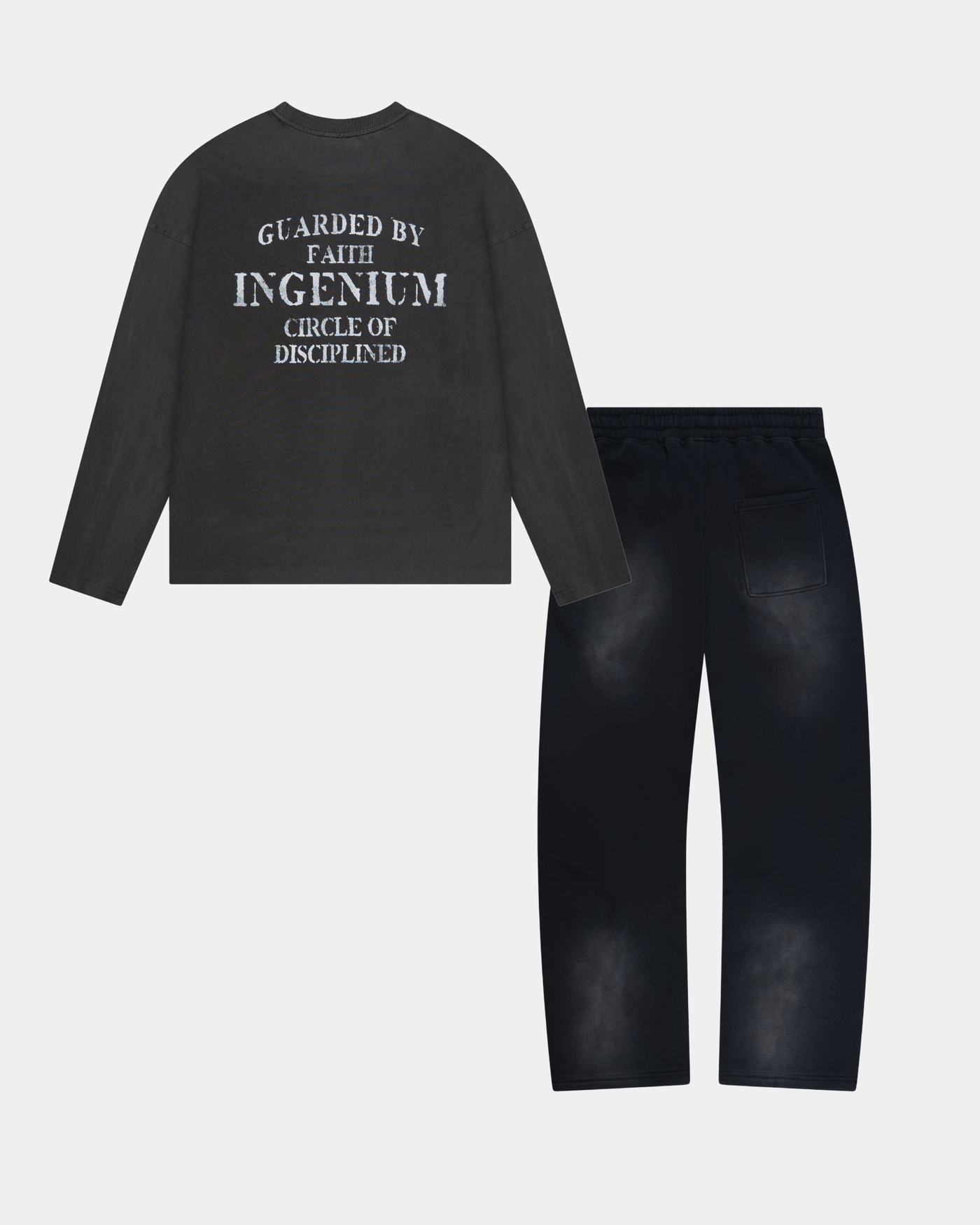 DISCIPLINED SET – VINTAGE BLACK / FADED BLACK