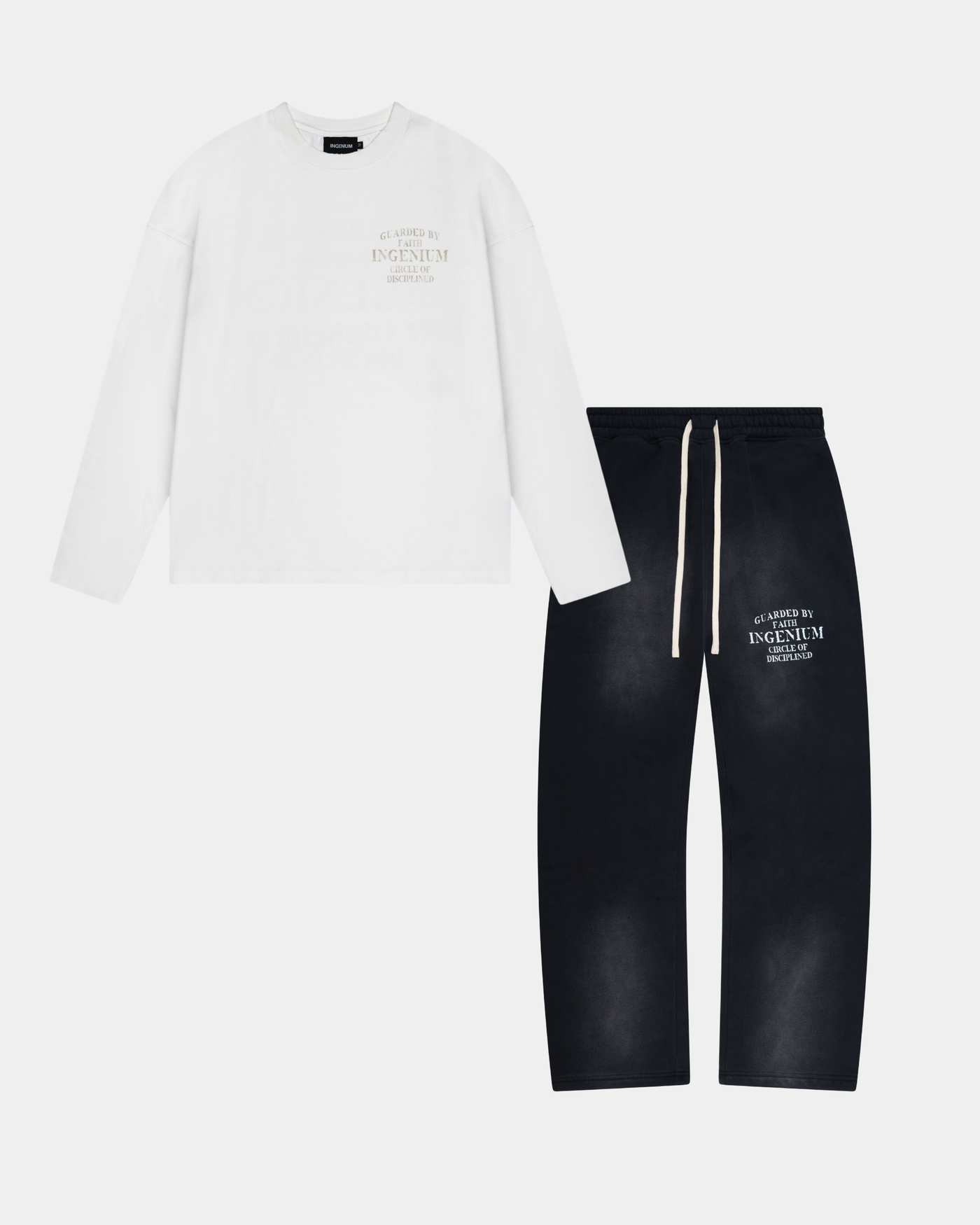 DISCIPLINED SET – OFFWHITE / FADED BLACK