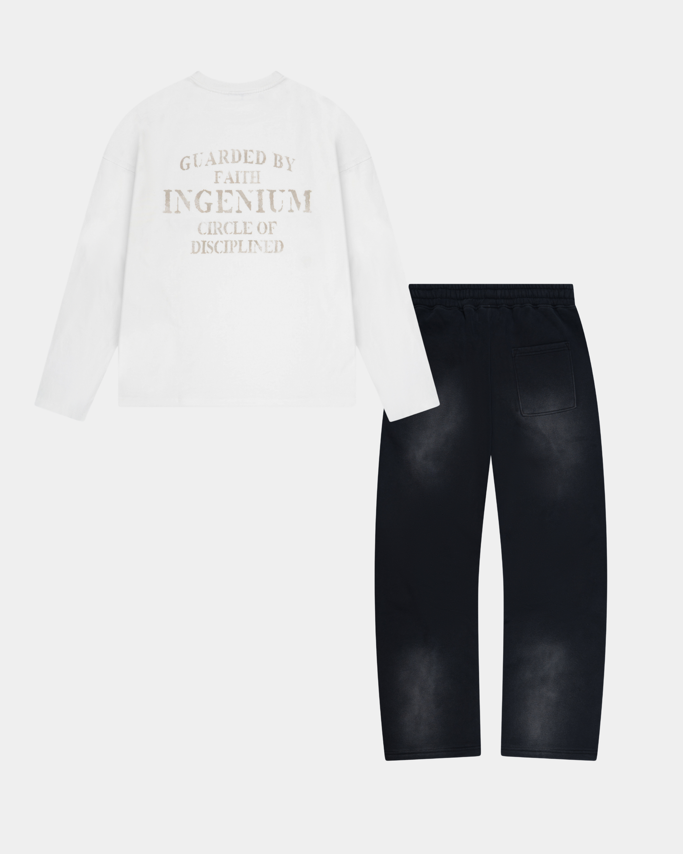 DISCIPLINED SET – OFFWHITE / FADED BLACK