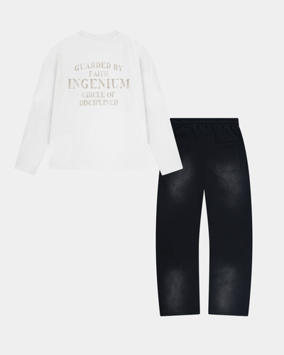 DISCIPLINED SET – OFFWHITE / FADED BLACK