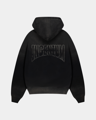 ARCH ZIP HOODIE – FADED BLACK