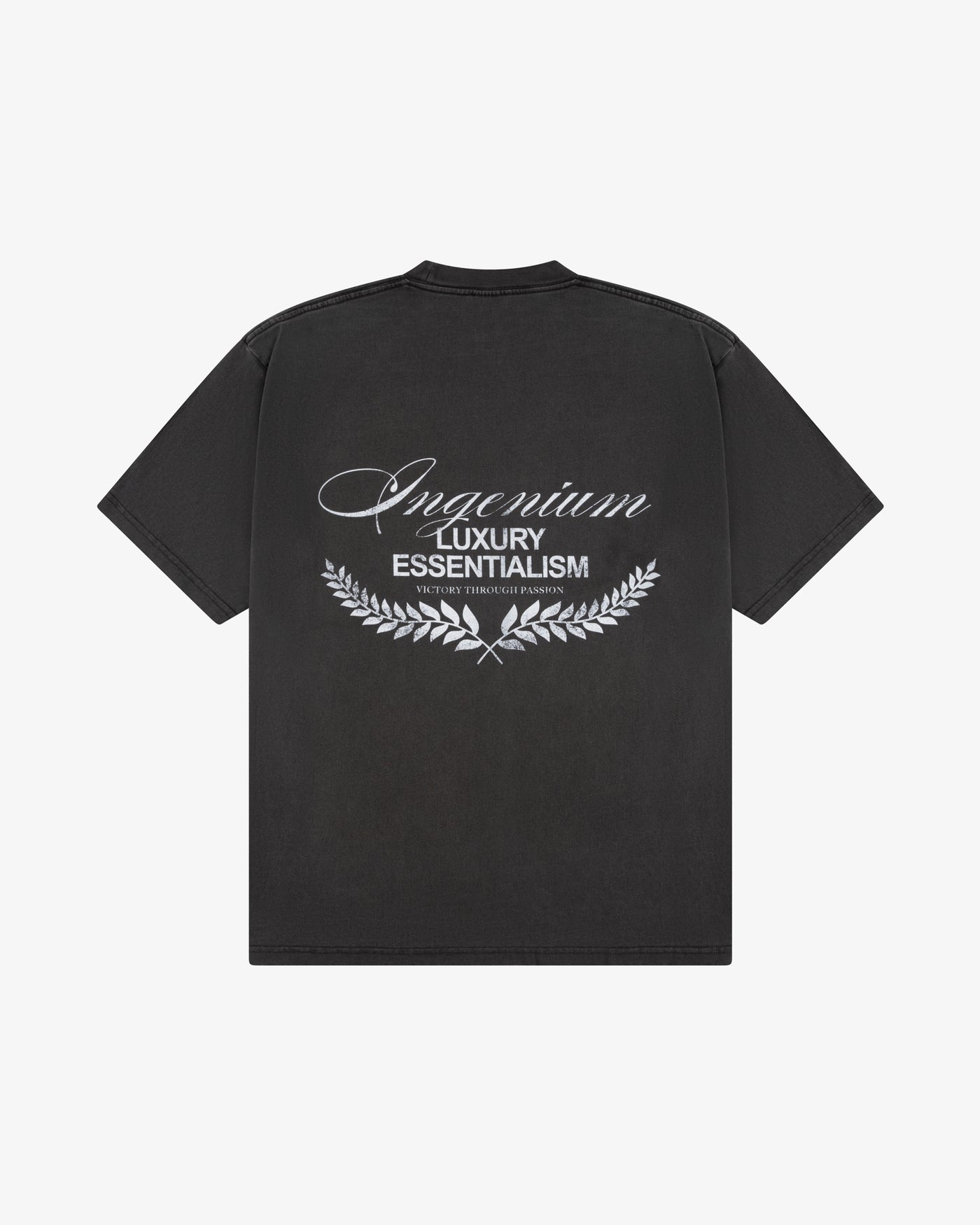 VICTORY T-SHIRT - Vintage Black/White