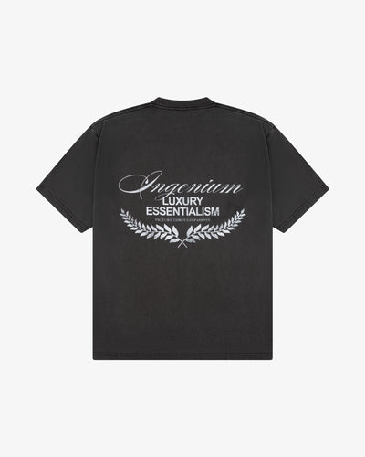 VICTORY T-SHIRT - Vintage Black/White