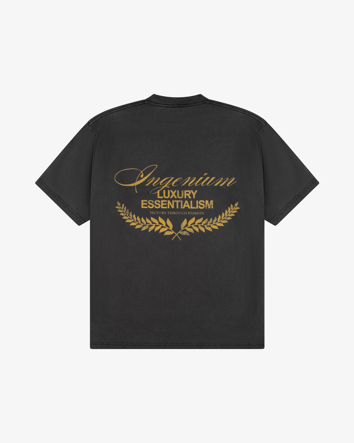 VICTORY T-SHIRT - Vintage Black/Yellow