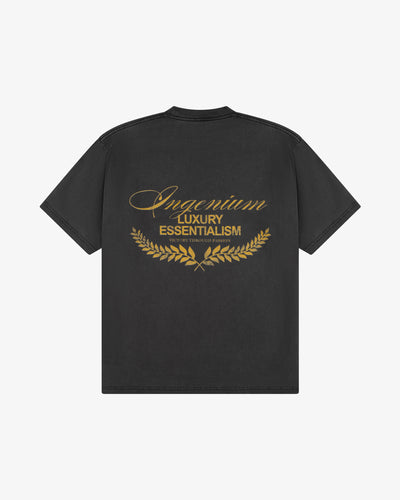VICTORY T-SHIRT - Vintage Black/Yellow