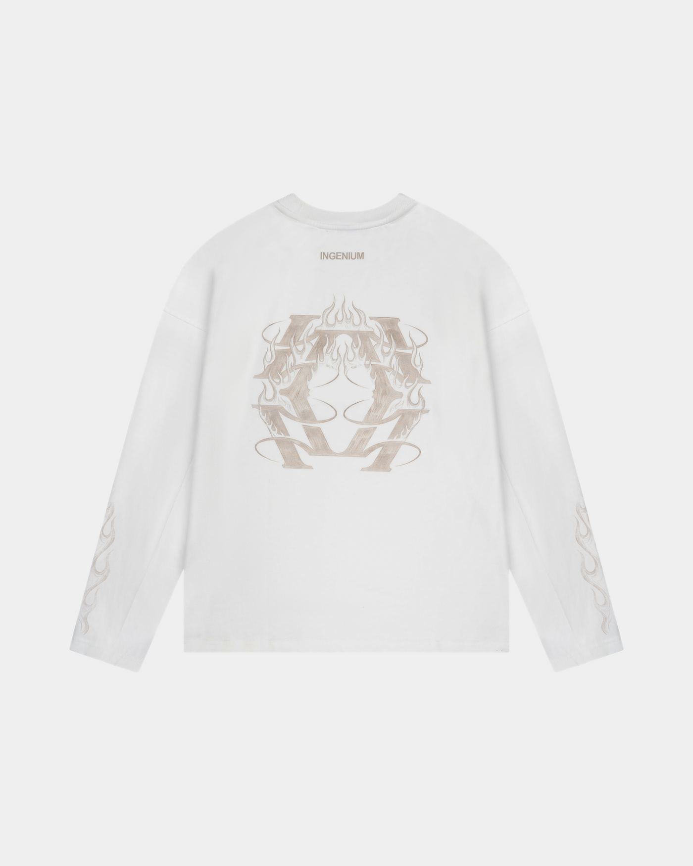 FLAME LONGSLEEVE – OFFWHITE