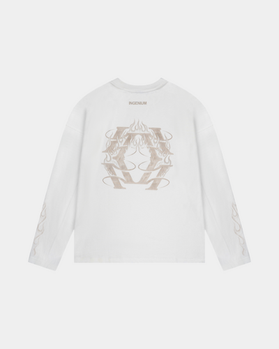 FLAME LONGSLEEVE – OFFWHITE