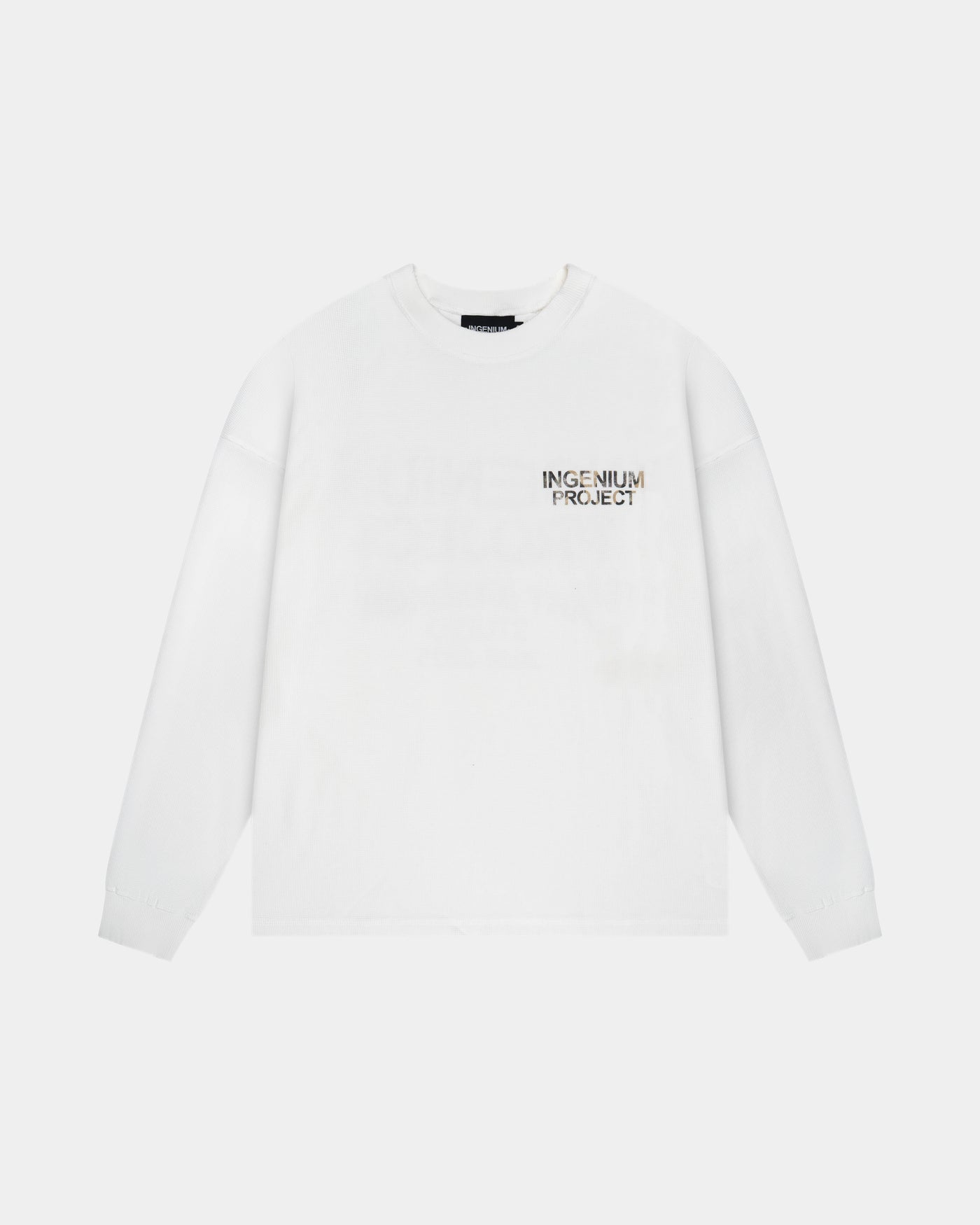INGENIUM PROJECT WAFFLE LONGSLEEVE – OFFWHITE
