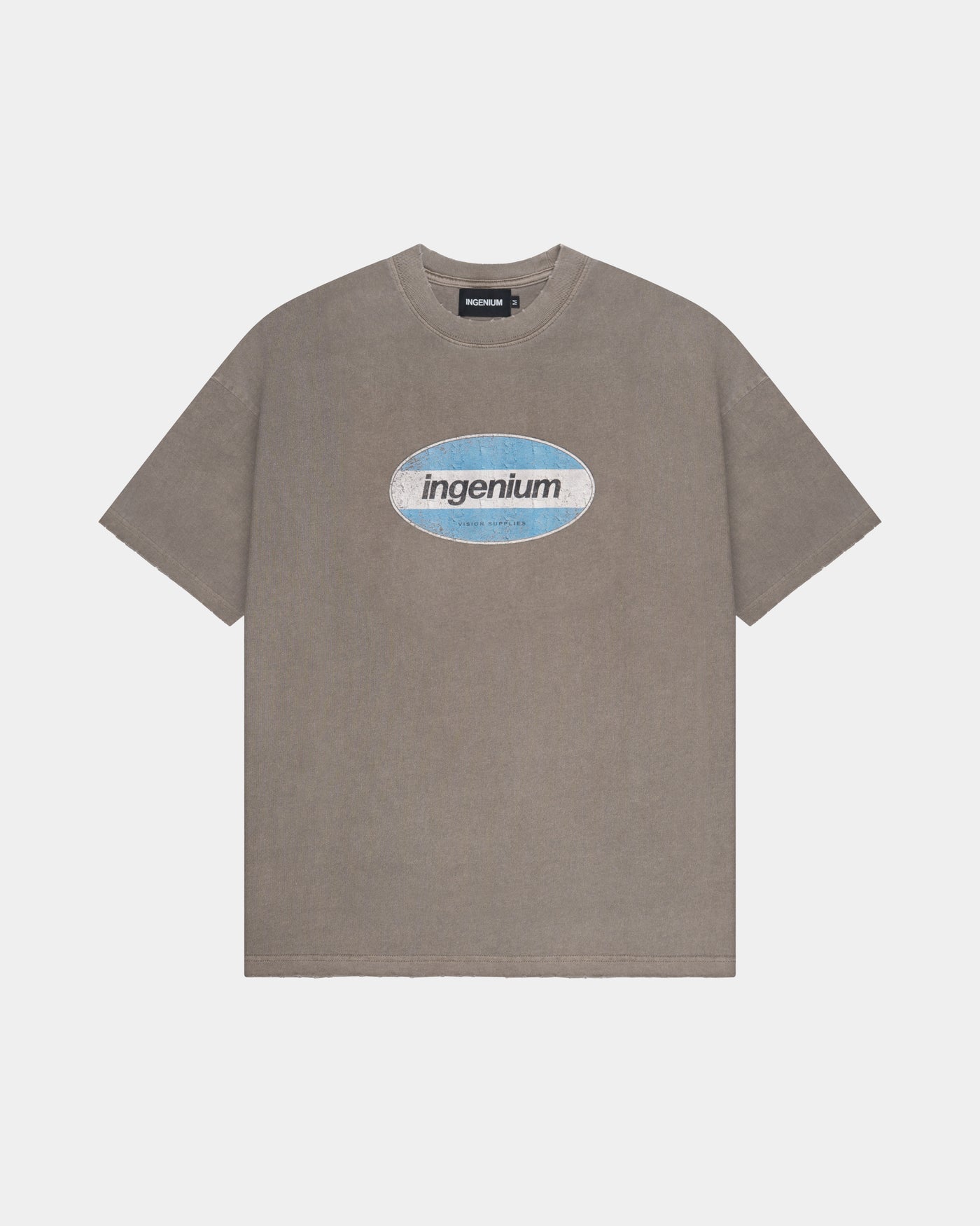 PETROL T-SHIRT – TAUPE GREY