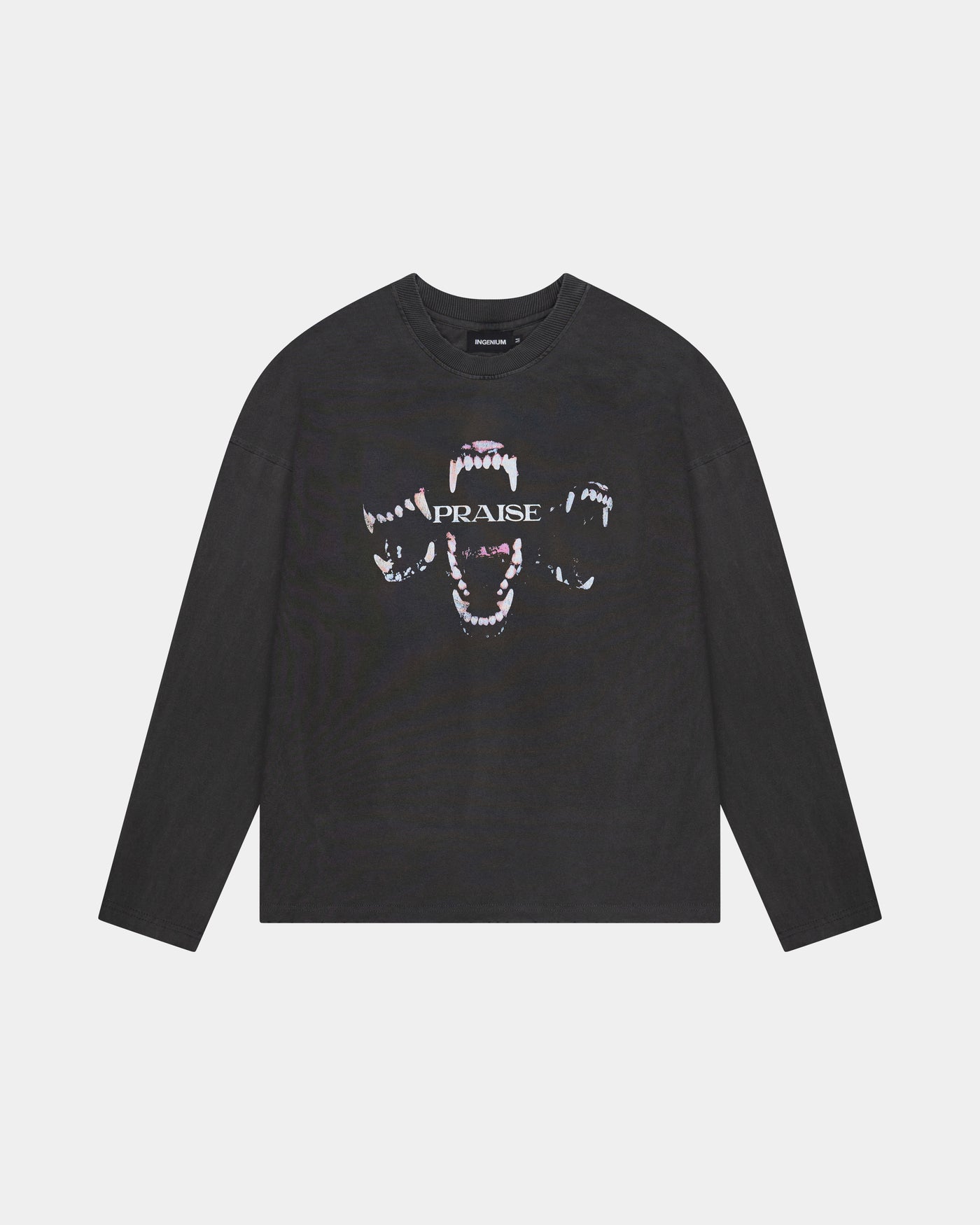 PRAISE LONGSLEEVE – VINTAGE BLACK