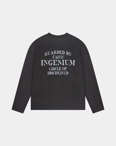 DISCIPLINED LONGSLEEVE – VINTAGE BLACK