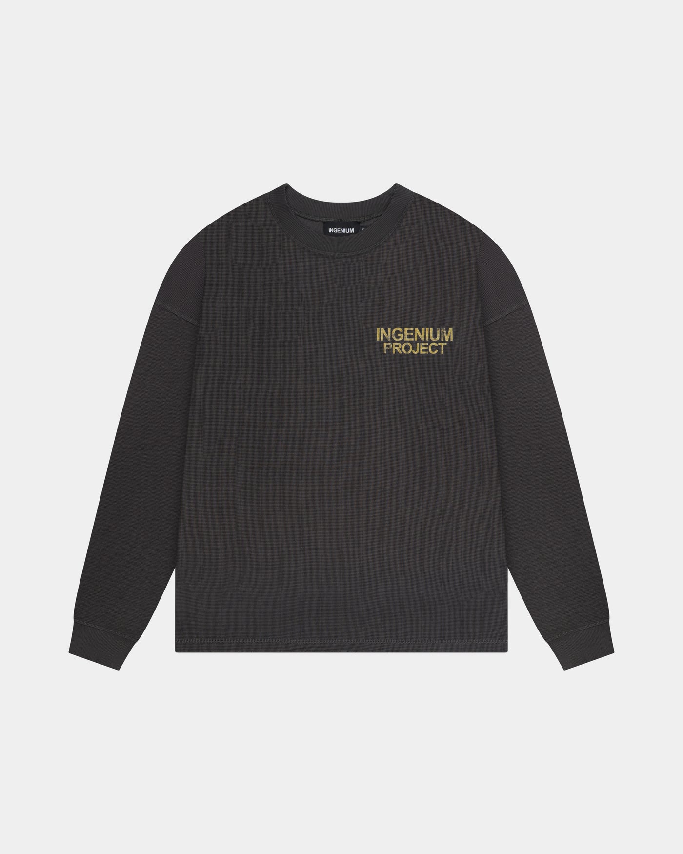 INGENIUM PROJECT WAFFLE LONGSLEEVE – VINTAGE GREY