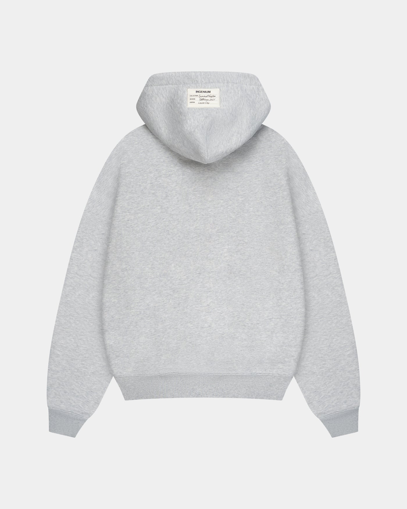 SIGNATURE HOODIE – GREY MELANGE