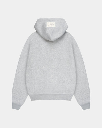SIGNATURE HOODIE – GREY MELANGE